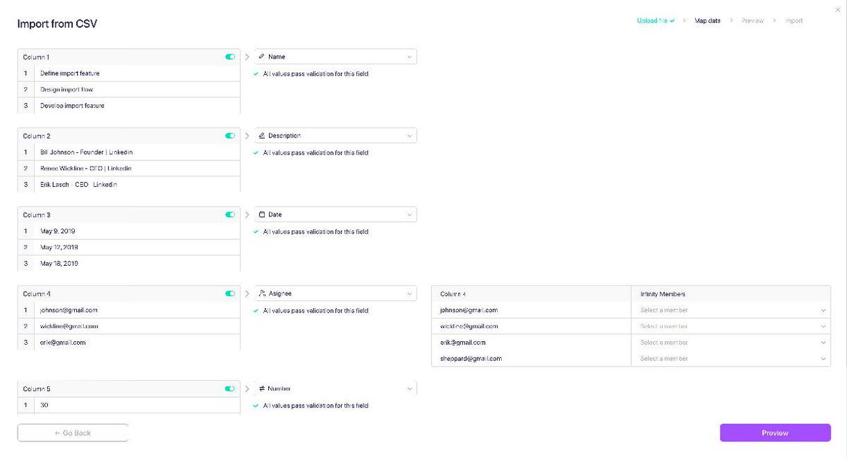 StartInfinity's tweet image. Here’s a couple of sneak peeks of what we’re preparing and finalizing in the next few days:

🤩 CSV Import
🤩 Attribute: Progress
🤩 Attribute: Rating
🤩 Duplicate Item
🤩 Text Attribute Editor

And much more! Stay tuned 🚀

#projectmanagementsoftware
#projectmanagement
#pmtool