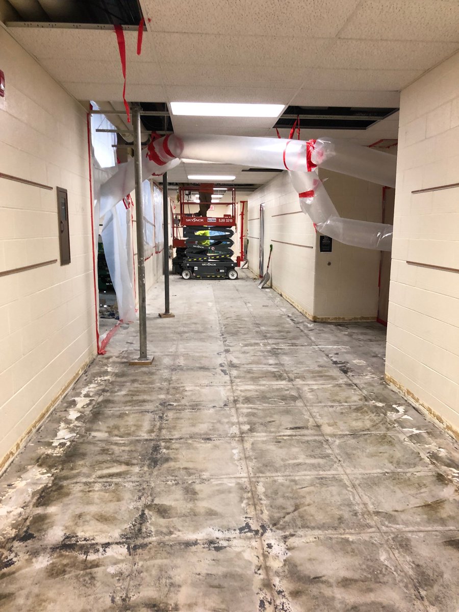 #HuskyHero4Life #HuskiesCare #CCSD93

Front entry tile and some of the hallways are getting new flooring.