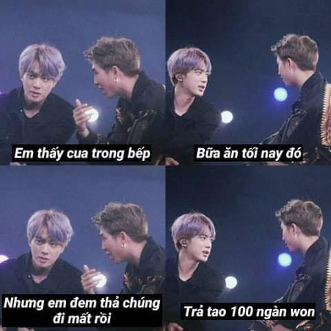 Kanny_twt's tweet photo. Câu chuyện vè chú cua nhỏ ko bao giờ kết thúc😂😂

#TeenChoice #ChoiceInternationalArtist (@BTS_twt) https://t.co/ZOcgAvnZTZ