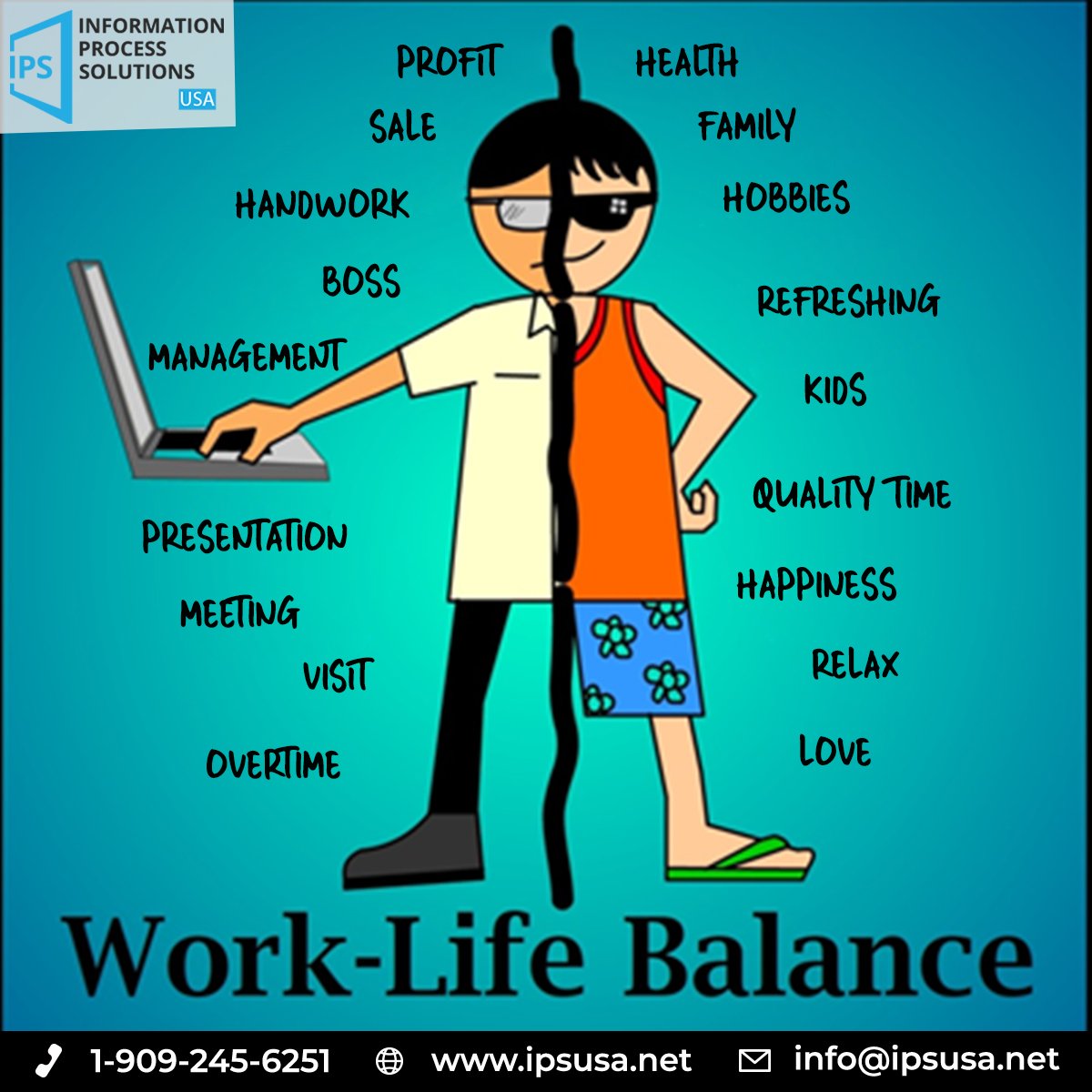 IPS_Process's tweet image. Tip for Employees 

It is often difficult to manage work and other aspects of life alongside.

However, employees, who have a work-life balance, tend to perform better for the company.

 #tipsforemployees #goals #achievement