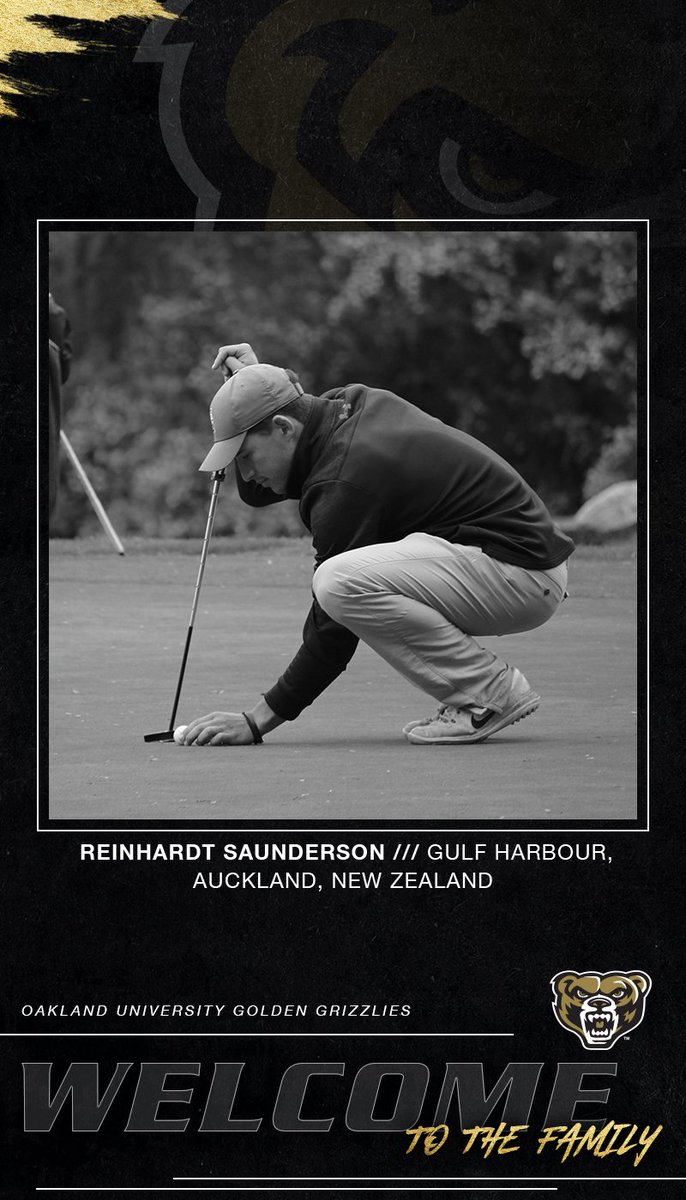 GoldenGrizzlies's tweet photo. Welcome to #OaklandMGOLF Reinhardt!

📰 https://t.co/zerCdOfS5w

#WEARtheBEAR https://t.co/rPWjmV5Jal