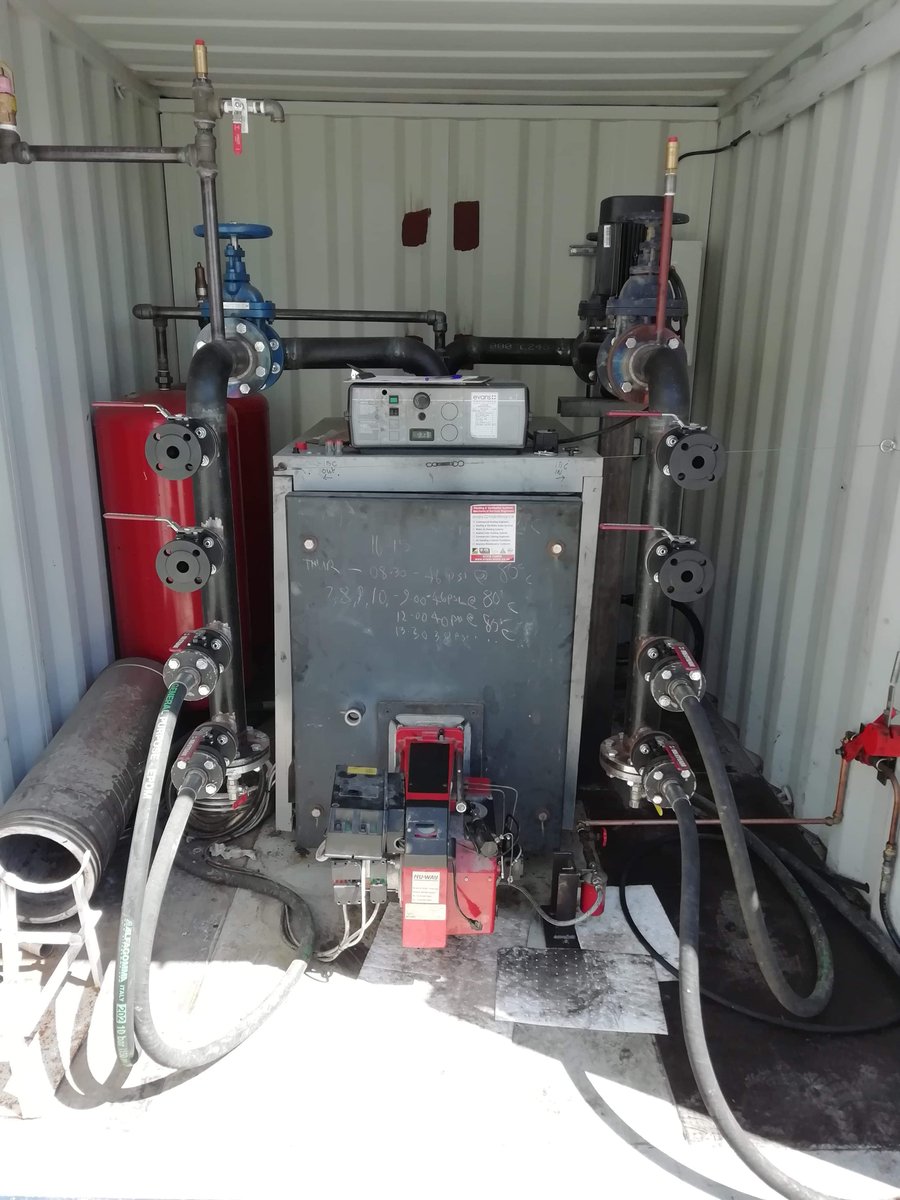 When this burner went down and the parts in Sweden were on a 3 week made to order delivery we knew we had to improvise. 

We converted the burner to single stage, new fuel pump and we had them back on within 48hrs - not too shabby!

#nwalestweets #chestertweets #Chester #wrexham