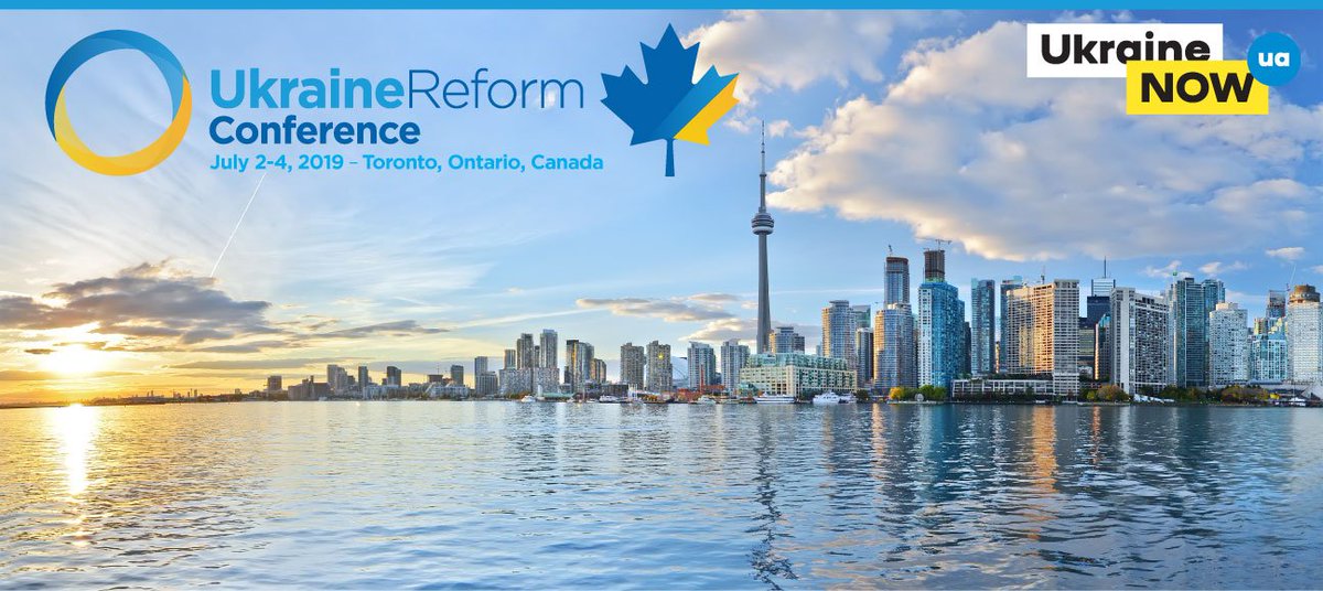 Canada's tweet image. The #UkraineReformConference is less than two weeks away. Look forward to seeing you in #Toronto, @Ukraine!  #URC2019 @UkrReformConf bit.ly/2KKzw4L