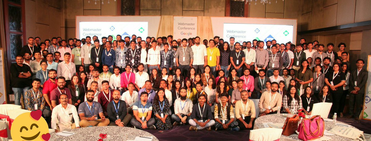 JigsThanki1987's tweet photo. Happy to be part of this wonderful event #WMConf19 in #Ahmedabad at @HyattAhmedabad.
#Googlewebmasterconference2019
#SEO https://t.co/qxaEoNjRkV