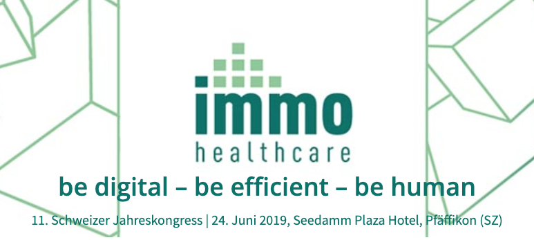Meet our CCO, Maren Kunfermann, and our CEO, Philippe Hügli, at Immohealthcare in Pfäffikon (SZ) on Monday, the 24th of June. See them at the innovation corner where digital innovators present their solutions to change healthcare.  
#immohealthcare #weconnectthedots