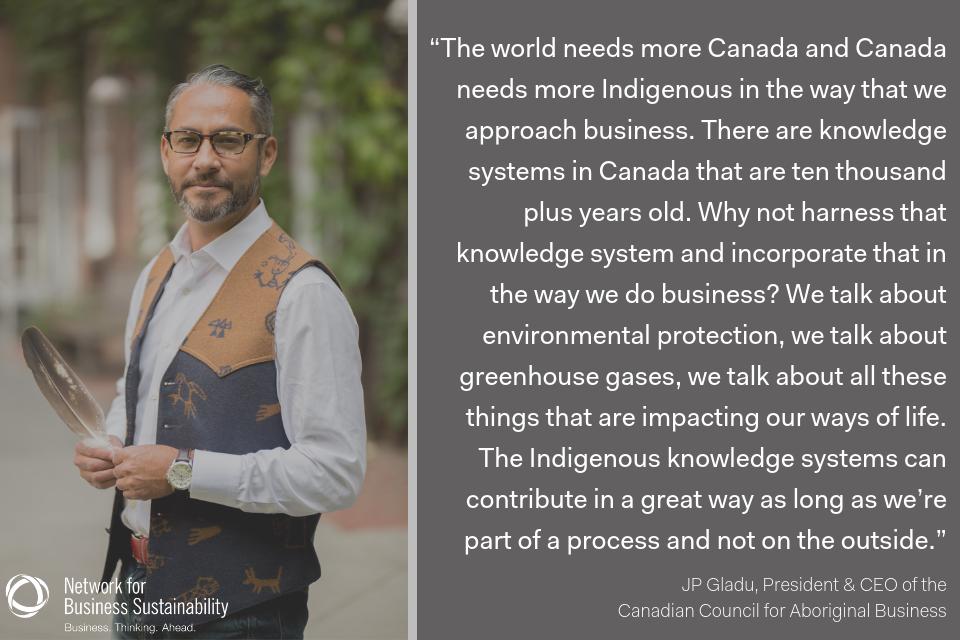 NBSnet's tweet image. President and CEO of @ccab_national, @jp_gladu, reflects on the value of incorporating Indigenous knowledge in the way we do business #IndigenousPeoplesDay #NIDPCanada