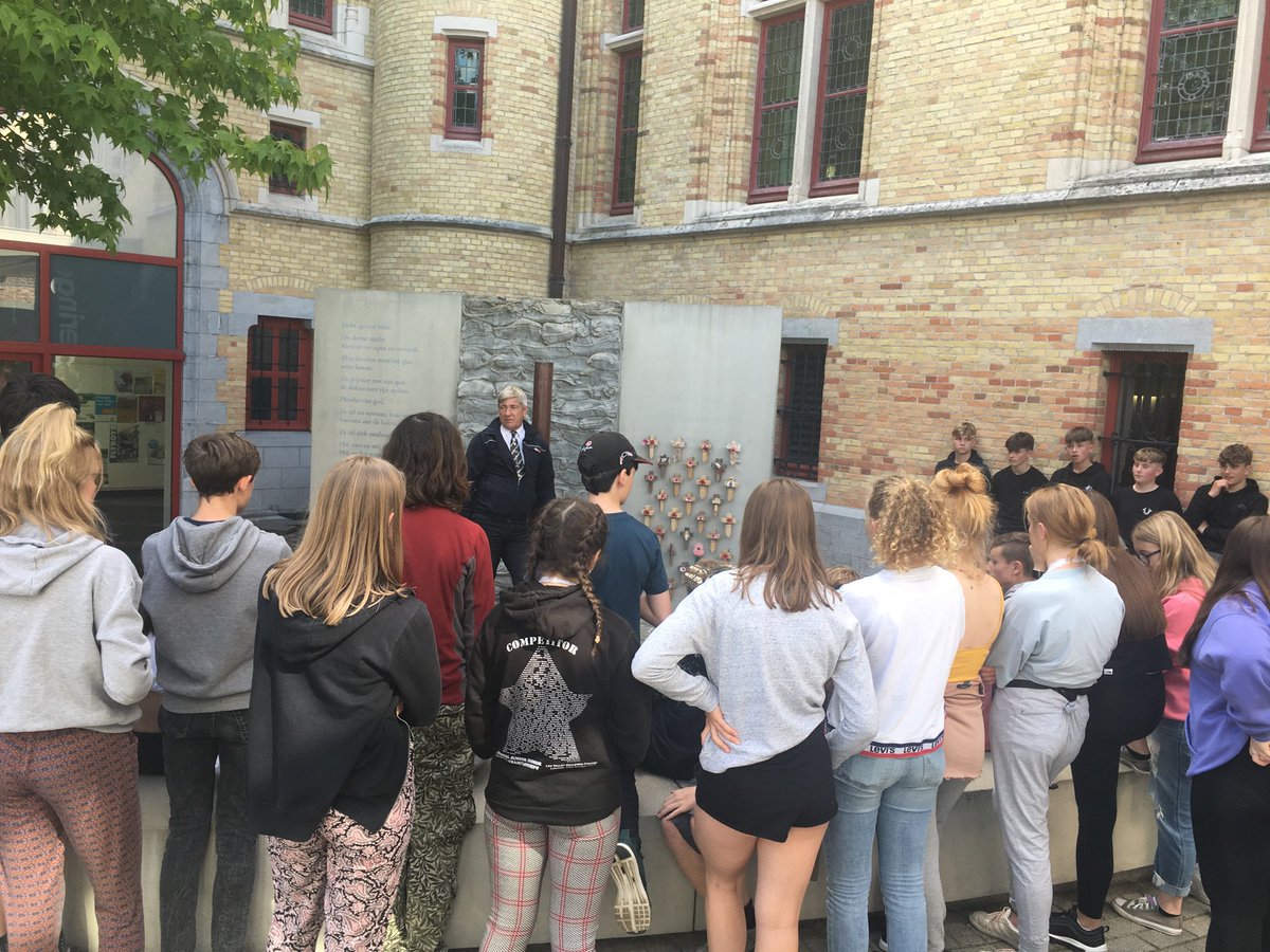 HistoryFHS's tweet photo. First stop- Poperinge to Talbot House and the Shot at Dawn cells https://t.co/Z2erUmIPhb