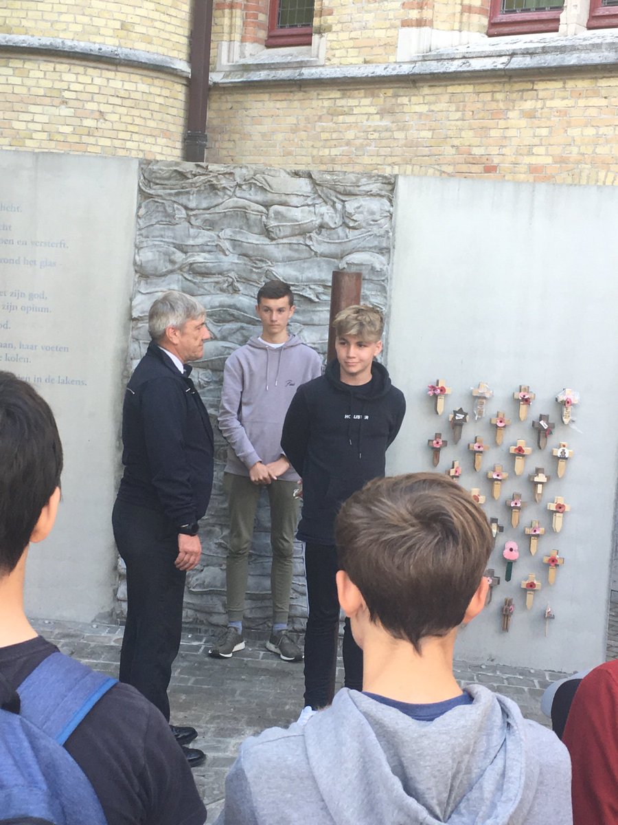 HistoryFHS's tweet photo. First stop- Poperinge to Talbot House and the Shot at Dawn cells https://t.co/Z2erUmIPhb