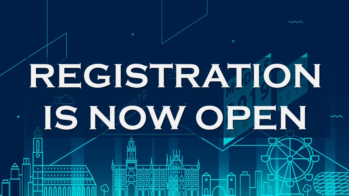 modelsconf's tweet photo. Registration is now open. Just browse to https://t.co/bL7o6DyCv6 #models19 #models #germany #munich #registration https://t.co/JolTLA5y2u