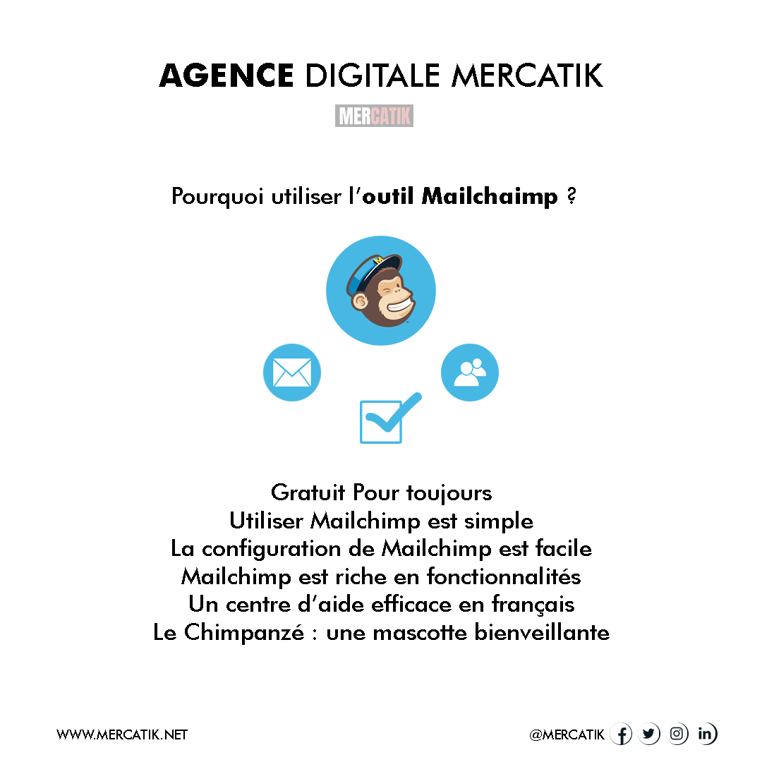 Mercatik_agency's tweet photo. Mailchaimp, outil indispensable pour vos campagnes email marketing.
#agencedigitale #stratégiedigitale #webmarketing #MarketingDigital #MarketingStrategy #strategieweb #emailmarketing #emailling https://t.co/MSN3O9GPEv