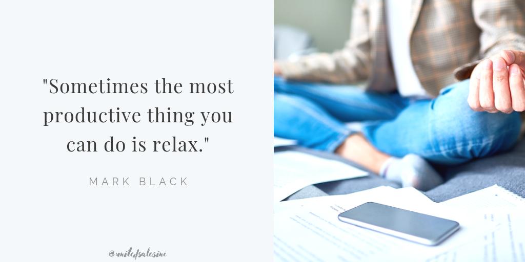 UnitedSalesInc's tweet image. Burnout is a real issue in the workplace. If you find that you are feeling constantly exhausted and have lost motivation to work, you should take a step back and relax.

#WorkLifeTips #BurnOut #SelfCare #Quote