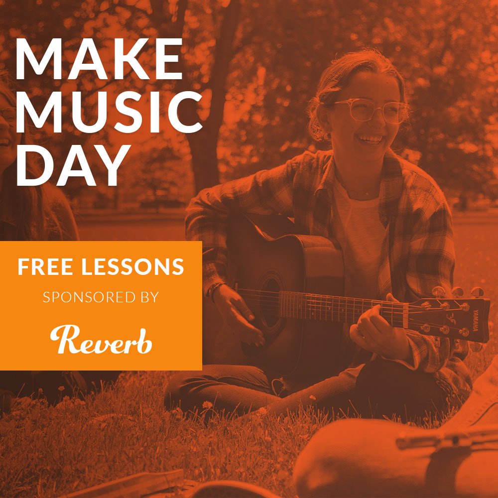 At Reverb, our goal is to make the world more musical, and we're partnering with @MakeMusicDay and shops across the nation [@247drums @HuberBreese @RockIslandSound @UpbeatMusicChi] to start a big jam. Happy #MakeMusicDay!
Click the link and join in: bit.ly/2J0MTLk