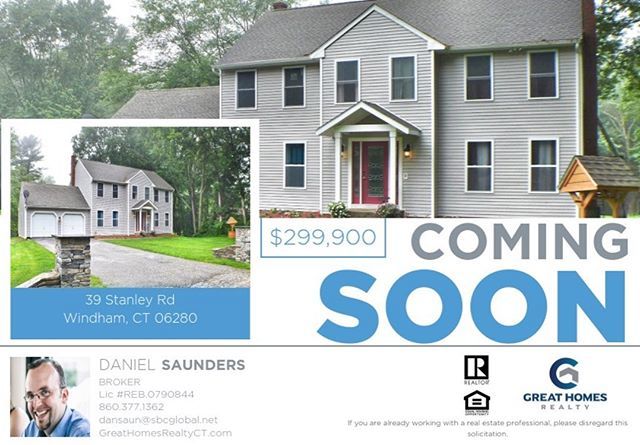 SandPProperties's tweet photo. Our brokerage has a new listing coming soon! This 4 bedroom, 2.1 bath, updated colonial is a must see! Keep an eye out for when this listing becomes available in 2 weeks!
#comingsoon #justlisted #realtor #ctrealestate #windhamct #greathomesrealty #dreamh… https://t.co/1dBygYuJUb https://t.co/FQHojOn3r2