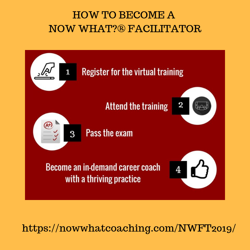 NowWhatCoaching's tweet photo. HOW TO BECOME A NOW WHAT?® FACILITATOR
https://t.co/AEH9dvDxhE
#ReinventWithIntent #CareerGoals #CareerAdvice
1. Register for the virtual training
2. Attend the training
3. Pass the exam
4. Become an in-demand #CareerCoach with a thriving practice https://t.co/HuxSEFwATH
