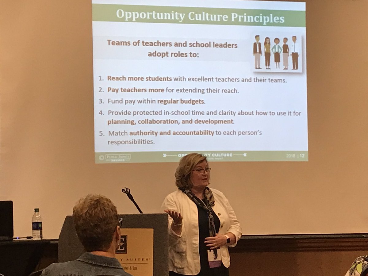 SDean3211's tweet photo. Loved hearing these educators from @NLRSD share how @OppCulture is helping to build a pipeline of teachers for their school! #ADESummit2019 https://t.co/AZsJ8zAPA9