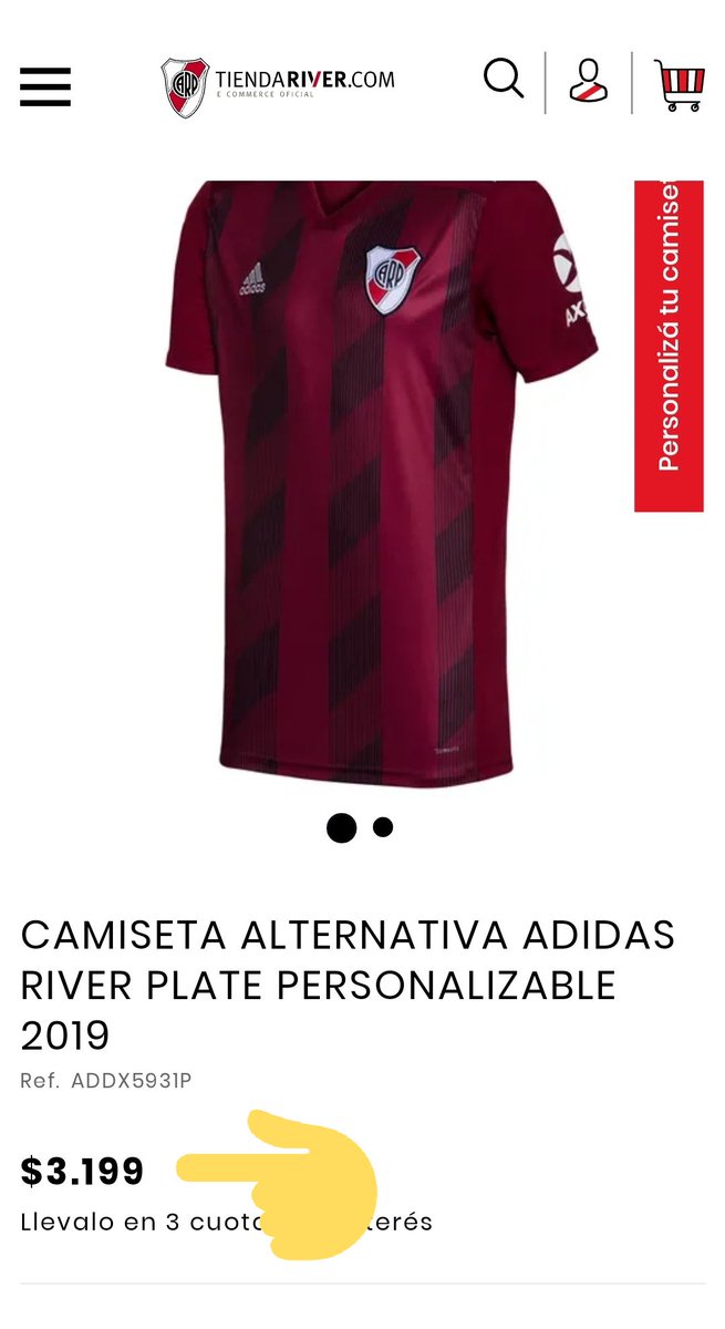 tienda river plate adidas