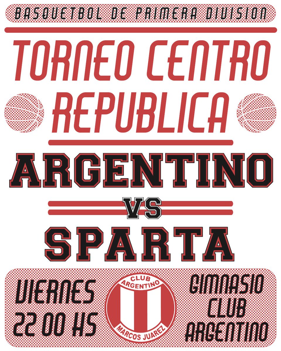 Ah, ya se debe haber enterado! 

Esta noche 22 hs. en el Gimansio del Club <a href="/argmsjz/">Club Argentino Ms Jz</a> 

Argentino vs Sparta!

Nos vemos ahí!! 

#VamosRojo 🔴⚪️🔴🦘