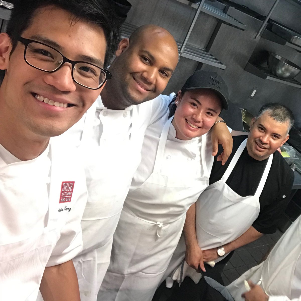 This may not get as many likes as the Ellen Degeneres/Oscars selfie but a kitchen team can dream, right? #NationalSelfieDay