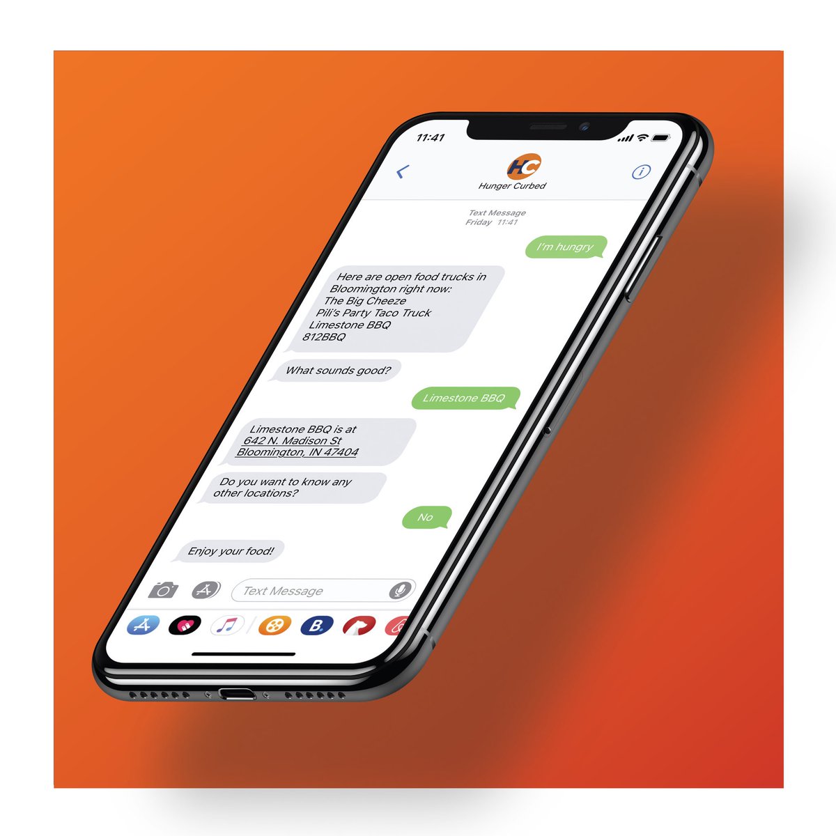 HungerCurbed's tweet image. Bloomington, meet Hunger Curbed. You can text us anytime at 812.578.8783 to find food trucks near you 📱

#foodtruck #hungercurbed #bloomington #btown #indiana #iu