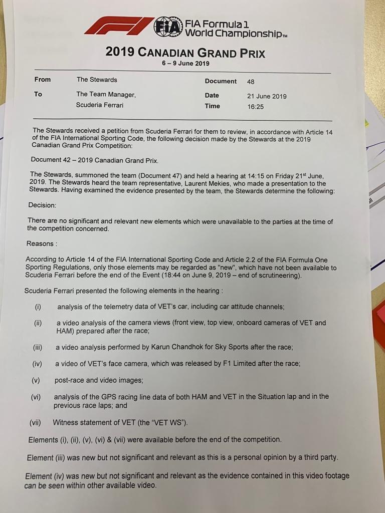 MsportXtra's tweet photo. #F1 Ahwell, they tried.............. #CanadianGP #ThePenalty #VettelHamilton #MsportXtra https://t.co/ZnMDSgyJo9