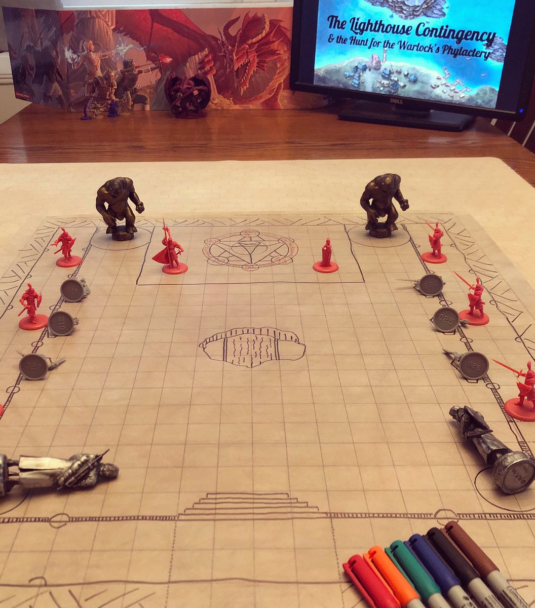 dungeonmount's tweet photo. Last night’s #DnD battle map: the summoning chamber of the enchantress. 

What’s she summoning? Oh, just a Balor of the Nine Hells 💁🏻‍♀️😈 #basicallyabalrog

#INDnD #everydaydnd #thelighthousecontingency #dungeonsfromthemount #dndbattlemap #isitthursdayyet https://t.co/WgUvNZqWxx