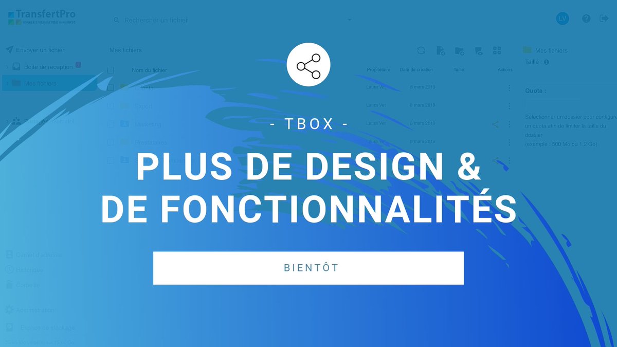 TransfertPro26's tweet photo. [NOUVEAUTÉ] J-3 avant la mise en production de la nouvelle interface de TransfertPro ! https://t.co/KOHtJHjwSK