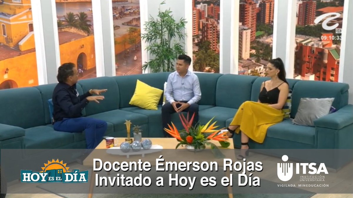 UniBarranquilla's tweet photo. Hoy, en el #DíaInternacionalDelSolscitio ☀️, en el que disfrutamos del radiante sol durante más horas, compartimos la entrevista realizada a nuestro docente experto en energías renovables, Émerson Rojas, en el programa Hoy es el Día de @CanalTelecaribe 📲 https://t.co/oHGuVV9IFA. https://t.co/1UWzCHTHmf
