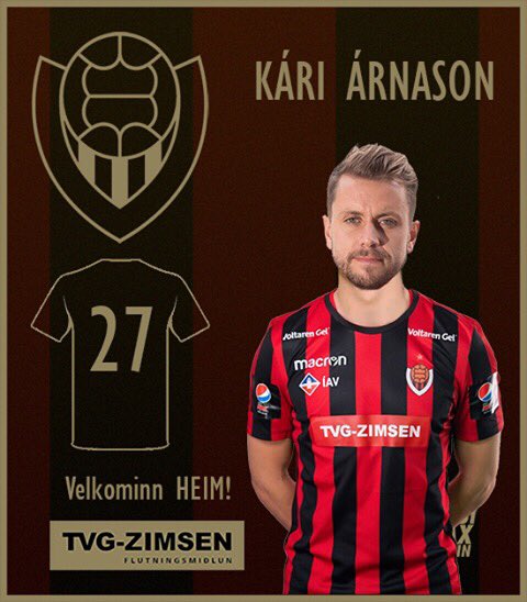 vikingurfc's tweet photo. Velkominn heim @karibestmeister 
🔴⚫️🔴⚫️ https://t.co/OsTpL6TIL7