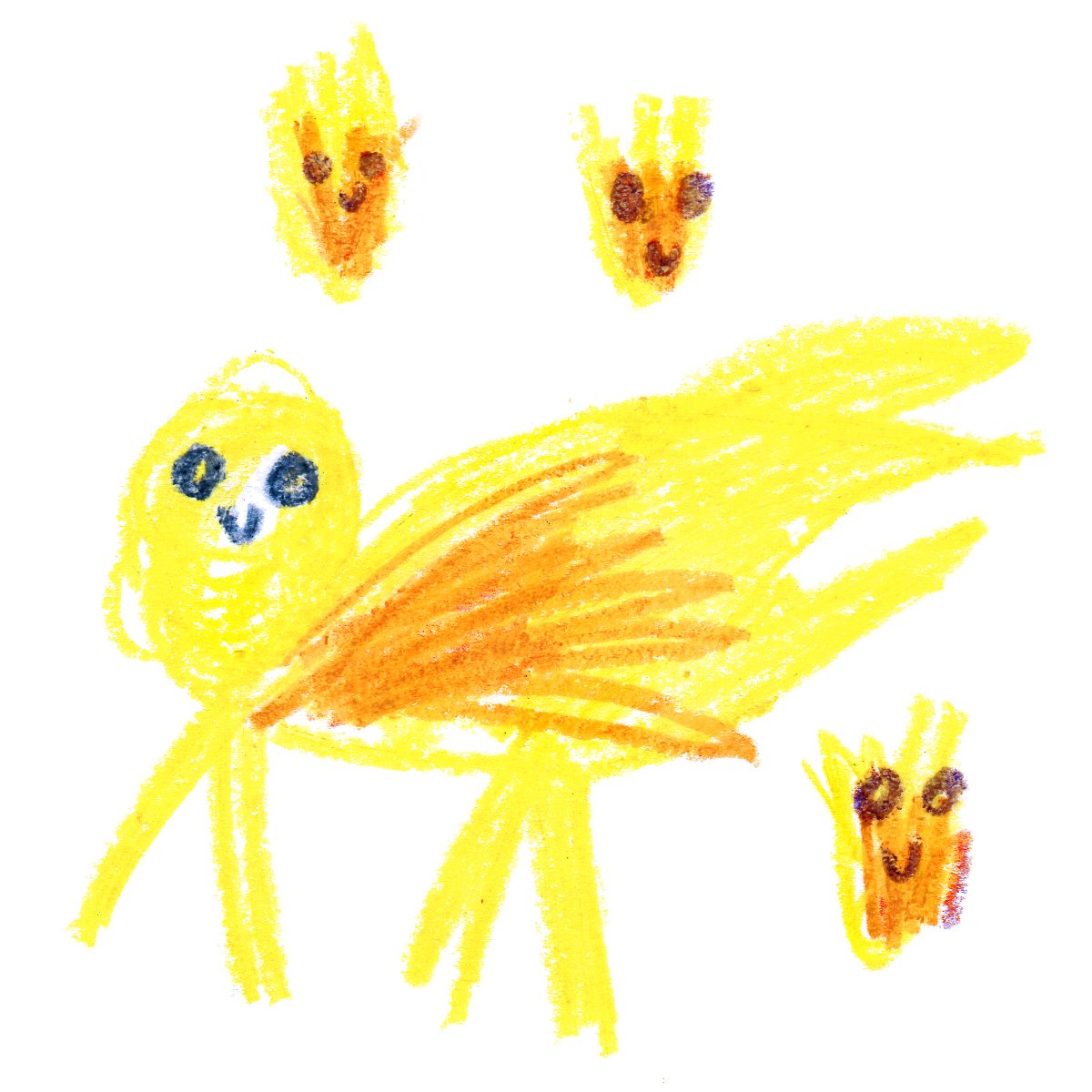 Here's the #MonstersGo creative prompt for Friday June 28: Redraw these #Firelings by Evie in your own style!