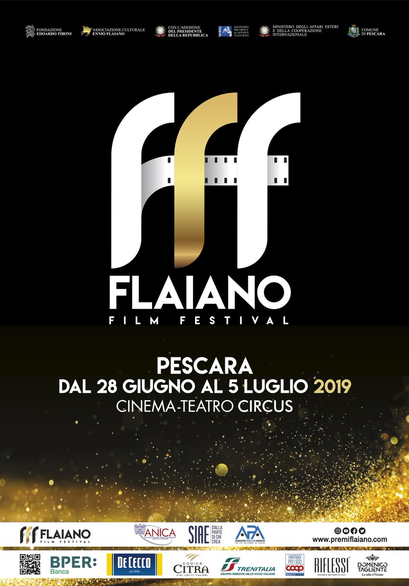 E' on line la programmazione della 46 edizione del Flaiano Film Festival, diretto da Riccardo Milani. Cinema teatro Circus, Pescara dal 28 giugno al 5 luglio. 
premiflaiano.com