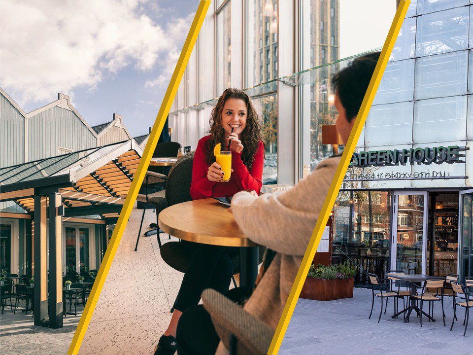 Dingdong, summer's here! Tijd om van het zonnetje te genieten met een verfrissend drankje. Op welk terrasje van Albron kunnen we jou verwachten deze zomer? Kom bijvoorbeeld eens langs bij Fashion Cafe, De Restauratie of The Green House! ☀️ #terrasweer #zomer