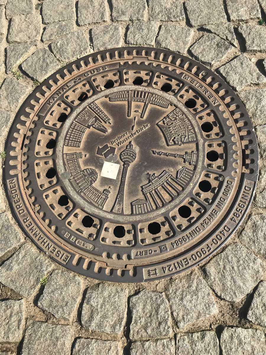 stukhan's tweet photo. Nobody appreciates good sewer manhole cover art more than the Germans. https://t.co/GaJeD7NJwv