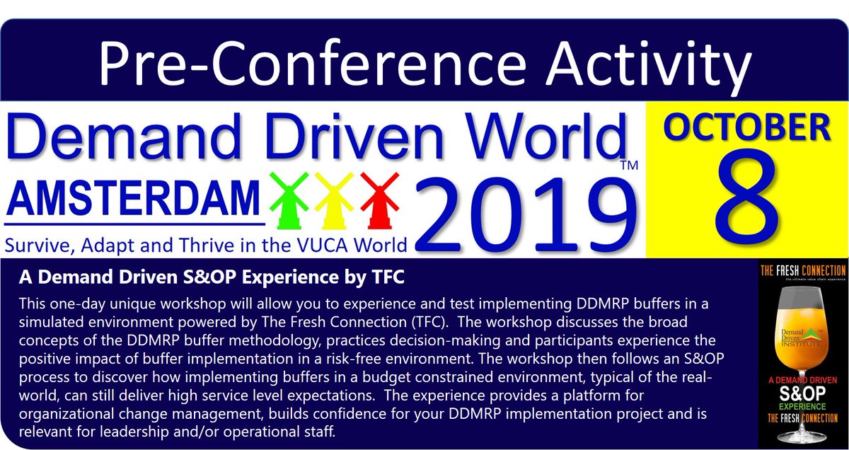 The groundbreaking serious game for #demanddriven will be available as a pre-conference session at Demand Driven World 2019.  Learn about the simulation in this video: vimeo.com/318361331 Explore Demand Driven World 2019 at: demanddrivenworld.com/demand-driven-… #ddw2019 #ddmrp #apics #ddi