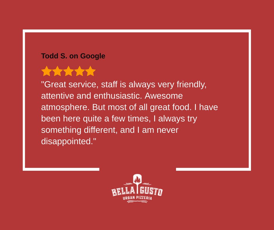 bellagustoaz's tweet photo. We love serving our customers! Thanks so much for this great review on Google, Todd!👍 See Todd's full review here: https://t.co/wx0uQiJIGb https://t.co/wkdNjnIVsU