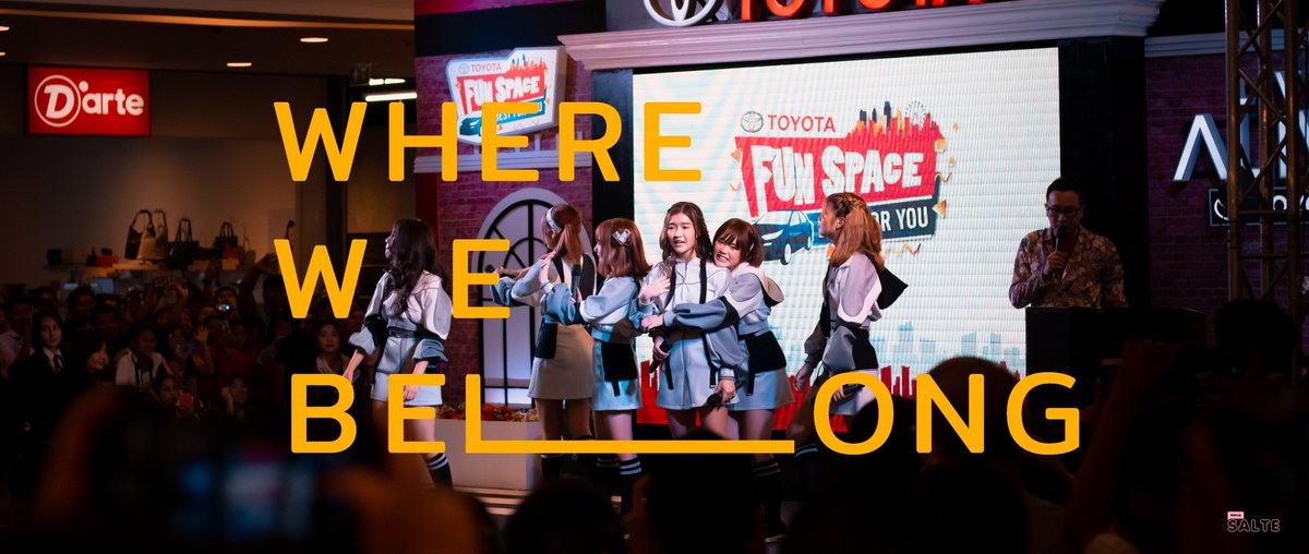BNKSALTE48's tweet photo. อย่าลืมไปดู WHERE WE BELONG กันนะ 🥰 
#bnk48 #jennisbnk48 #musicbnk48 https://t.co/LQ4ItfHyOs