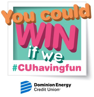 You could win if we #CUhavingfun at Dominion Energy Family Fun Days! We’ll have multiple drawings, with submission periods ending Jun 23, Jul 14, Aug 4, Aug 25 and Sept 15. Final submissions are due Sept 15. Submit a photo to enter to win! woobox.com/8je34k