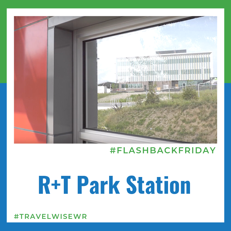 TravelWiseWR's tweet photo. #FBF to before the @RTPARKUW #IONLRT Station was OPEN! Commutes to @SustainableWat at #evolv1 just got a lot greener π± (and others in the park!). Now you can visit in style #readytorideion π https://t.co/wz5pg7993e