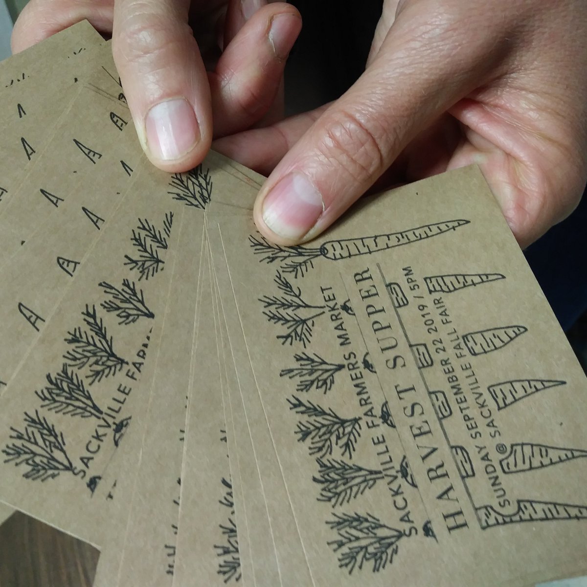 We'll be selling tickets at the market tomorrow for the Harvest Supper pig roast happening Sept 22 at the Sackville Fall Fair! $30 each gets you a beautiful dinner, drink and a great time. Anticipated to sell out fast so be sure to pick up yours this weekend!