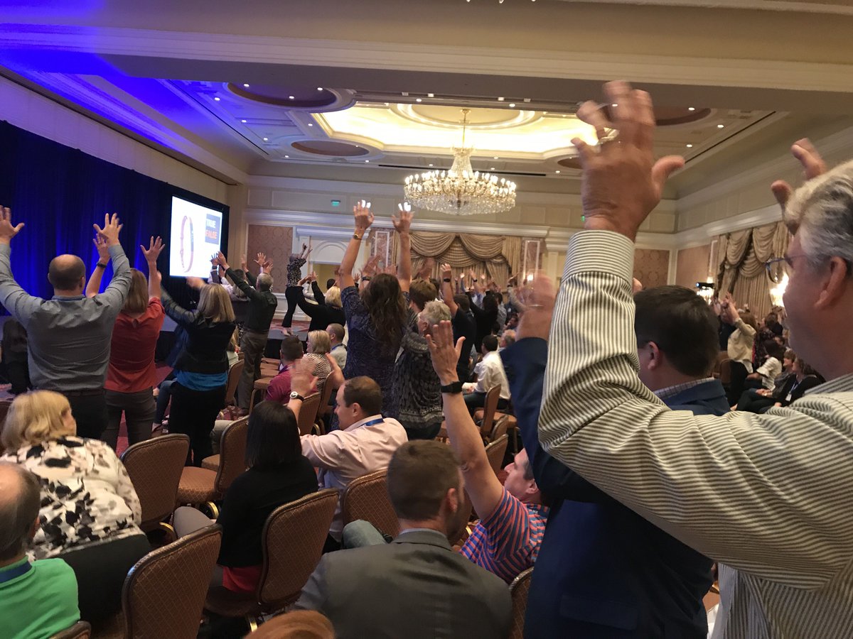 kendrakathleen's tweet photo. Our @EideBaillyLLP partners held their annual meeting this week in #SLC. The group showed their jazz hands during keynote speaker @LisaBodell. Whoever said accountants aren't fun?
#insideEB #EideLike #culture #innovation #EBFutureReady https://t.co/u4mKKldJqS