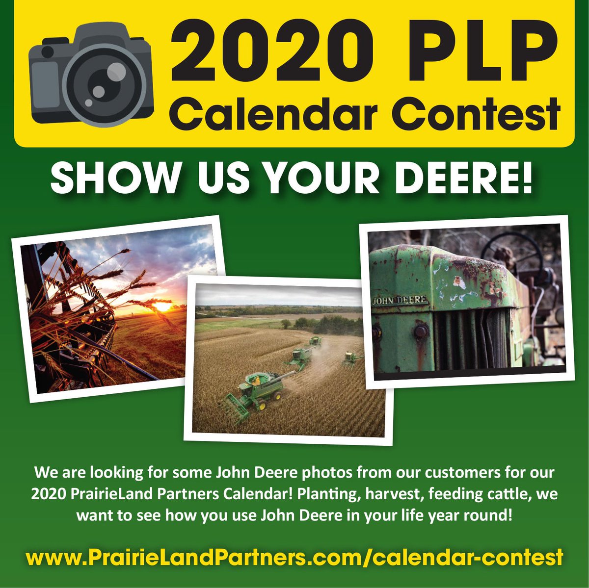 PrairieLandJD's tweet photo. 📸 Introducing our PLP Calendar Contest!

To enter your photos into the contest tag us in your photo online and use #PLPContest. You can also email them to photos@plpjd.com📧 or upload them on our website at https://t.co/UzLnRXdjDv 🖥 https://t.co/KXbTBkL6wm