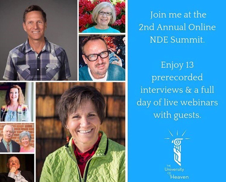 Near-death experiencers: what have they seen beyond the threshold? And what have we, as researchers, learned from their experiences? Nourish your spirit &amp; indulge your curiosity at the 2nd Annual NDE Online Summit! Only 2 days left to register: theuniversityofheaven.com/NDE-Summit2019