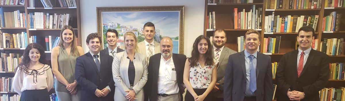 TheAHIinDC's tweet photo. Great briefings by @glastris on the role of the media &amp; Eric Fusfield from @BnaiBrith for the students of the 11th Annual AHI Foundation Student Foreign Policy trip - DC #Greece &amp; #Cyprus. @NLarigakis https://t.co/NstEdmiiBR