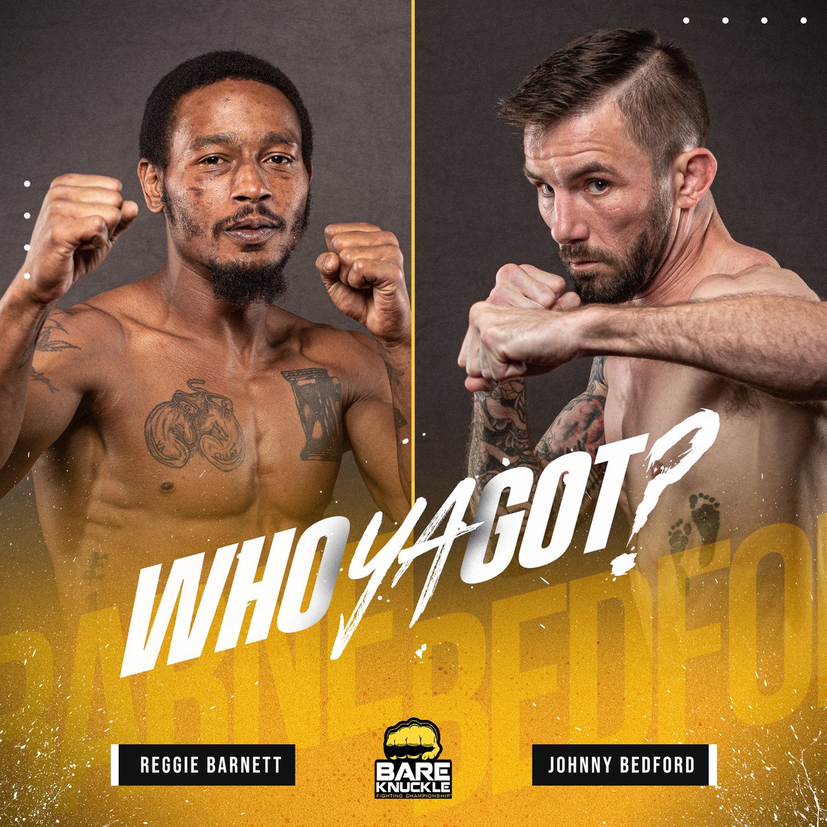 bareknucklefc's tweet photo. 🚨 BKFC6 | Tomorrow 🚨

???Who ya got???

Order now > https://t.co/8kZ16fdU7Y https://t.co/krlOwLKZPB