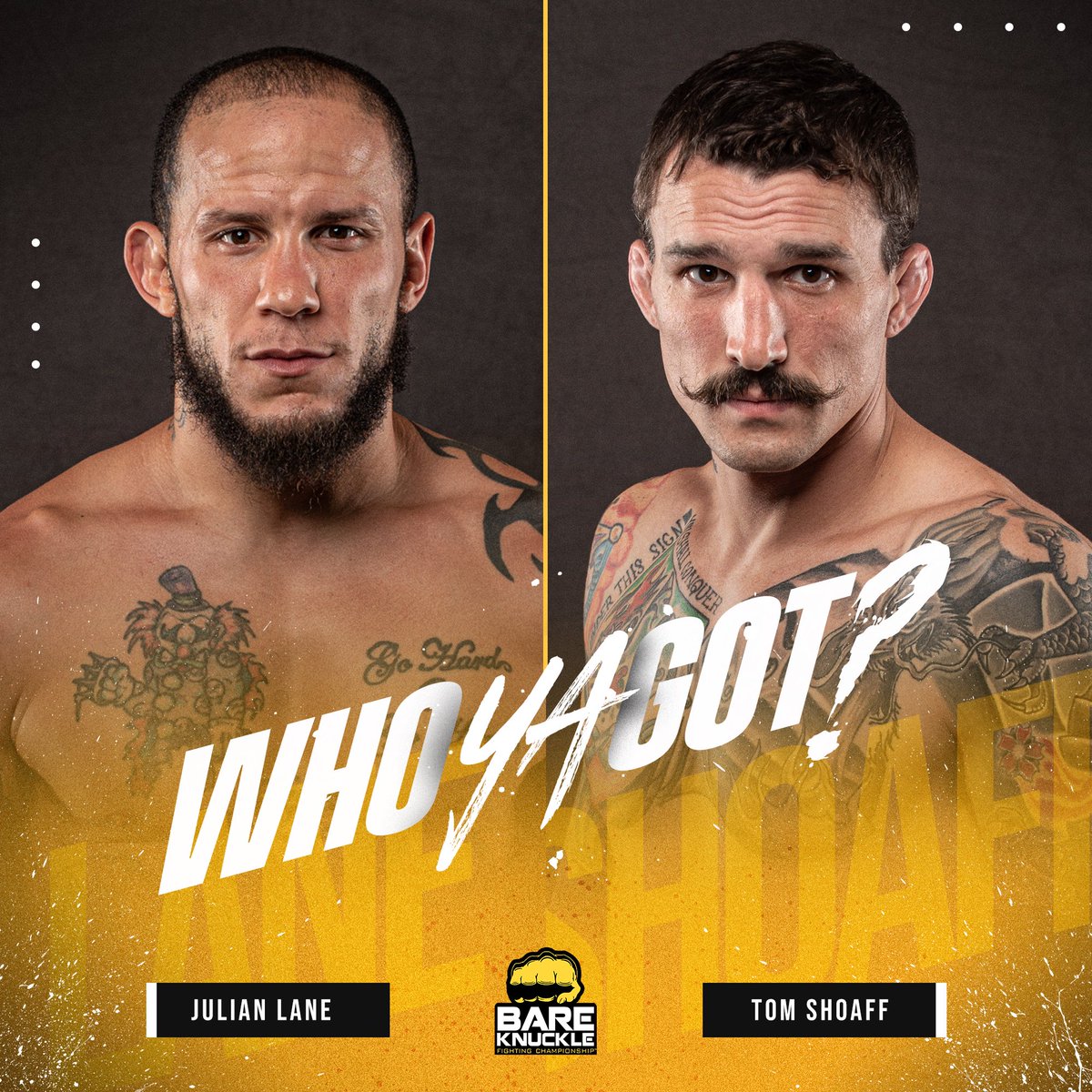 bareknucklefc's tweet photo. 🚨 BKFC6 | Tomorrow 🚨

???Who ya got???

Order now > https://t.co/8kZ16fdU7Y https://t.co/krlOwLKZPB