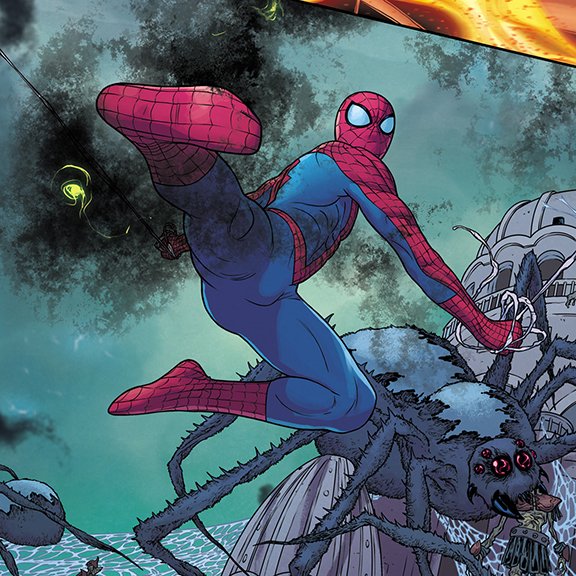 Last issue of #WarOfTheRealms is out on Wednesday! I don't think I can show anything from it right now, so here's Spidey kicking a ghost from #5.
?‍♂️??
Drawn by me, colored by @COLORnMATT 