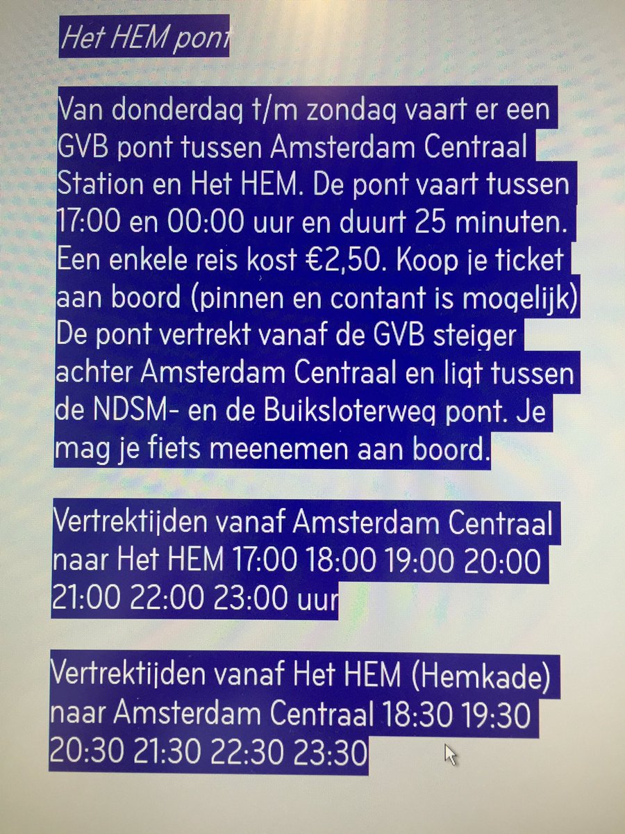 ingridkoopman's tweet photo. Het HEM pont: nieuw en leuk voor fietsers (alleen in de avond op do vr za zo) https://t.co/xIyUA6vr3g