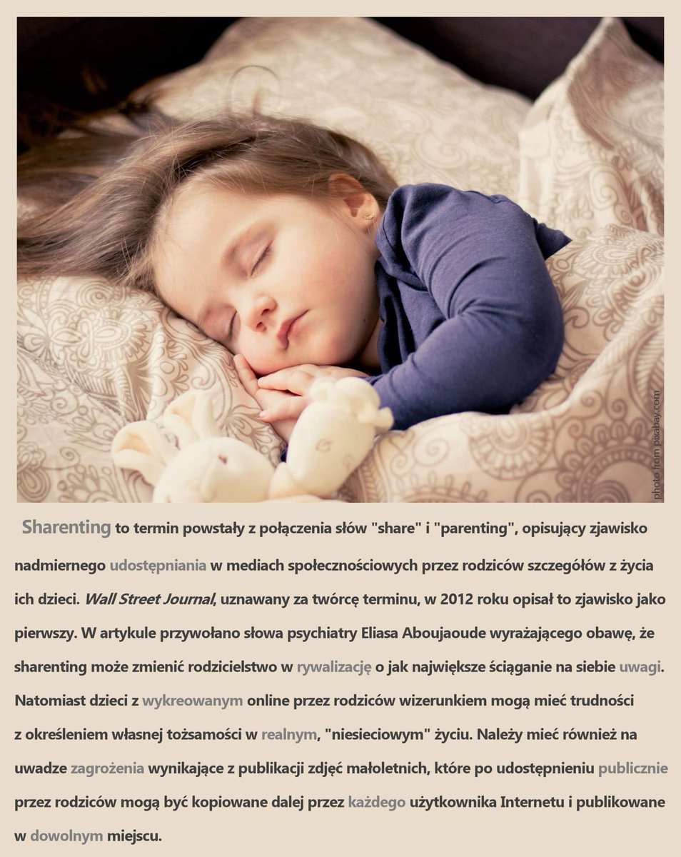 czytaj_rebus's tweet photo. Dlaczego rodzice korzystający z mediów społecznościowych naruszają prywatność swoich dzieci? Anna Brosch opisuje #sharenting
Polecamy!📢 https://t.co/fNdES8fKU5
#repozytorium @USinKatowice #ciniba #czytamonline #zapisujępdf #oa #artykuł #rodzicielstwo #socialmedia #zagrożenia https://t.co/UBC2wB4GbM