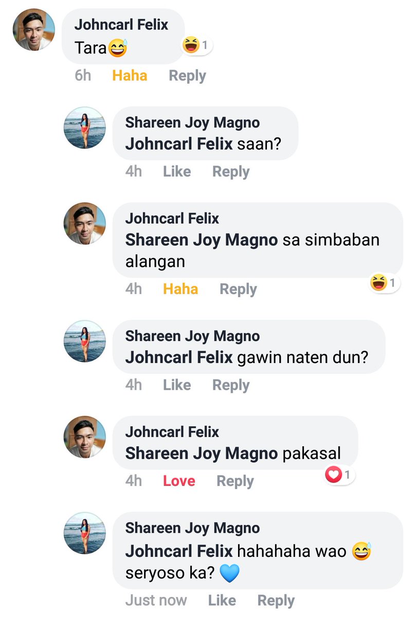 joy_shareen's tweet photo. Pakasal na daw kami 😅 bano amp di pako tapos mag-aral😂 pero Iloveyou talaga💯💙 https://t.co/Klix2qxrvE