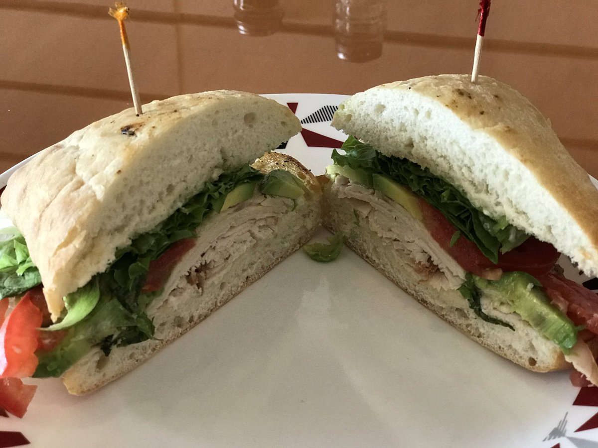 JeromeDeli's tweet photo. What’s Cooking Today!  Fresh roasted turkey with sliced avocado, lettuce, tomato and garlic-mayo on ciabatta https://t.co/3KZz7VL2HK