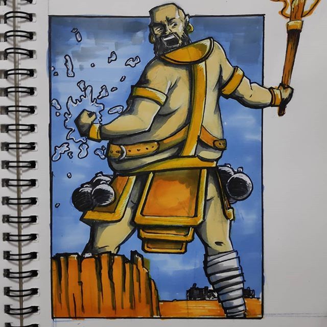 Swaptrapishere's tweet photo. Quick copic sketch
Bothered Giant
#swaptrap #dnd #dungeonsanddragons #rpg #d #e #dice #art #tabletop #fantasy #pathfinder #criticalrole #tabletopgames #tabletoprpg #ttrpg #dungeonmaster #theadventurezone #taz #cosplay #drawing #digitalart #dndcharacter #… https://t.co/ZzqCAKic3r https://t.co/k61n3Esf7f